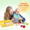 Matching Eggs 12 pcs Set Color & Shape Recoginition Sorter Puzzle